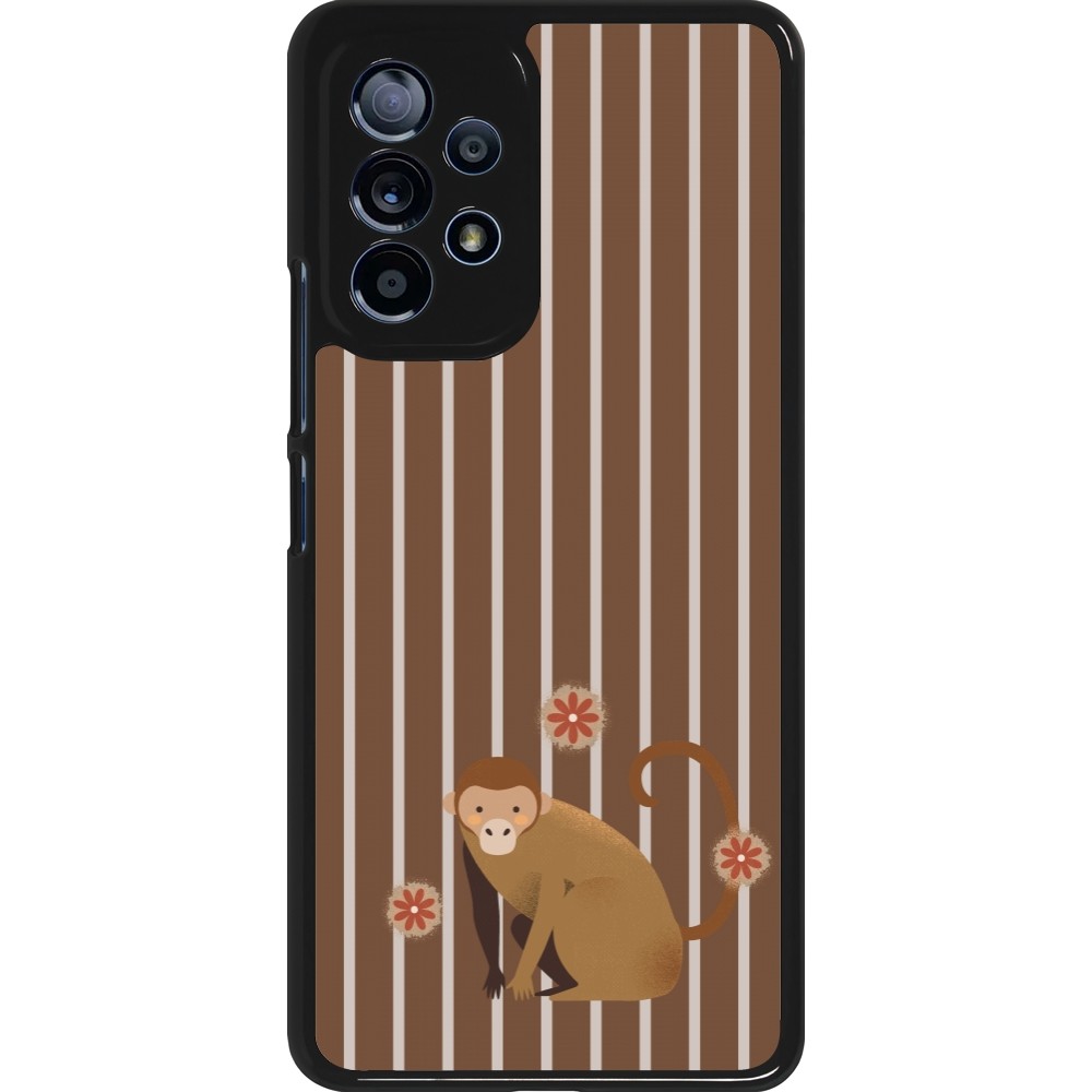Coque Samsung Galaxy A53 5G - Monkey with stripes