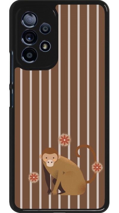 Coque Samsung Galaxy A53 5G - Monkey with stripes