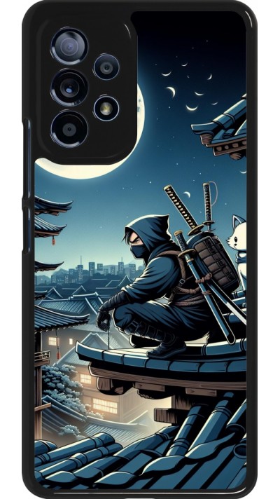 Samsung Galaxy A53 5G Case Hülle - Ninja unter dem Mond