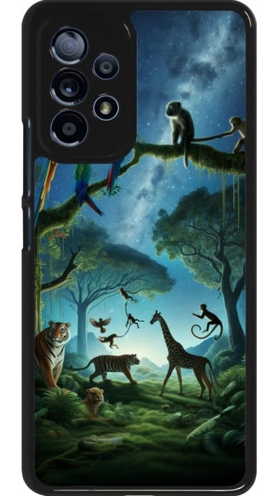Samsung Galaxy A53 5G Case Hülle - Paradies der exotischen Tiere