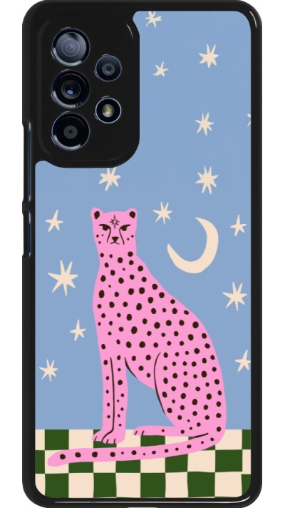 Coque Samsung Galaxy A53 5G - Pink leopard with stars 2026
