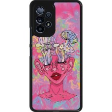 Samsung Galaxy A53 5G Case Hülle - Psychedelic pink mushroom