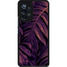 Samsung Galaxy A53 5G Case Hülle - Purple Light Leaves