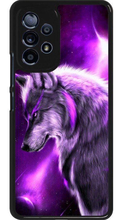 Coque Samsung Galaxy A53 5G - Purple Sky Wolf
