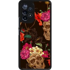 Coque Samsung Galaxy A53 5G - Skulls and flowers