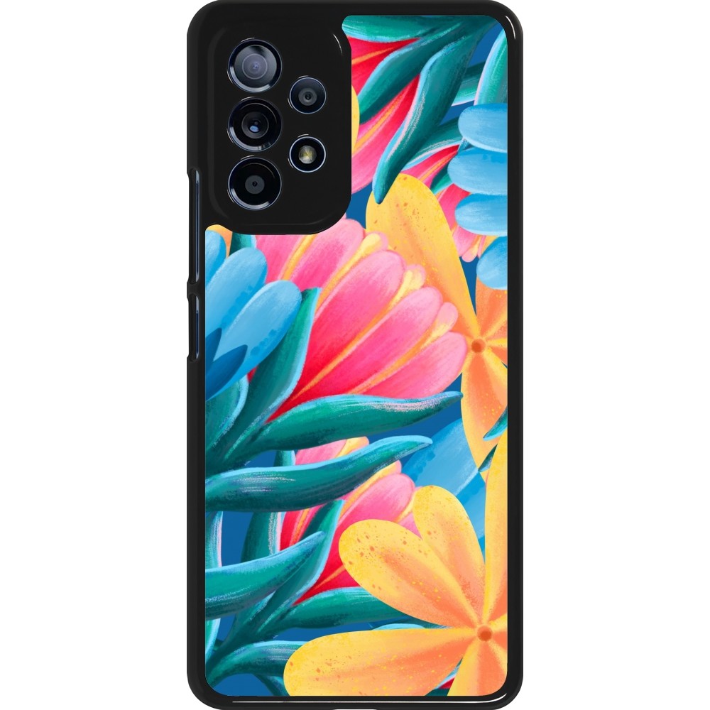 Samsung Galaxy A53 5G Case Hülle - Spring 23 colorful flowers