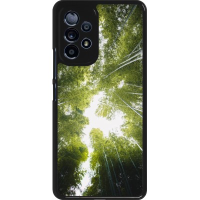 Samsung Galaxy A53 5G Case Hülle - Spring 23 forest blue sky