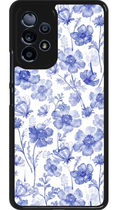 Coque Samsung Galaxy A53 5G - Spring 23 watercolor blue flowers