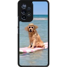 Samsung Galaxy A53 5G Case Hülle - Summer Dog on Paddle