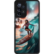 Samsung Galaxy A53 5G Case Hülle - Surferin aus Bali
