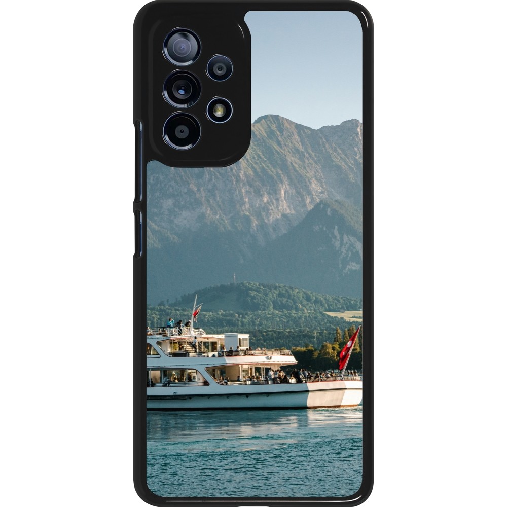 Samsung Galaxy A53 5G Case Hülle -  Nationalfeiertag Schweiz Bateau Leman