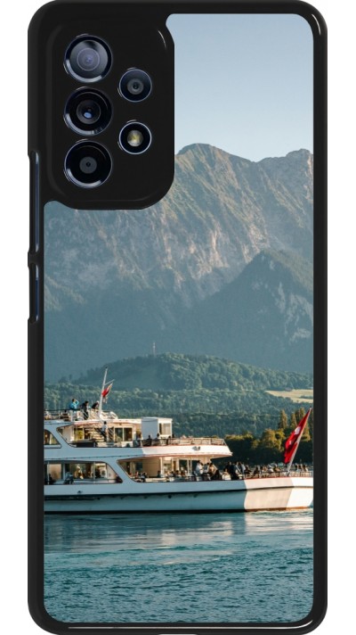 Samsung Galaxy A53 5G Case Hülle -  Nationalfeiertag Schweiz Bateau Leman
