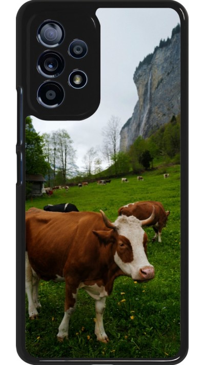 Samsung Galaxy A53 5G Case Hülle -  Nationalfeiertag Schweiz Kühe