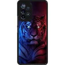 Coque Samsung Galaxy A53 5G - Tiger Blue Red