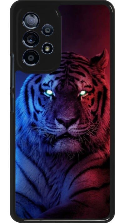 Coque Samsung Galaxy A53 5G - Tiger Blue Red