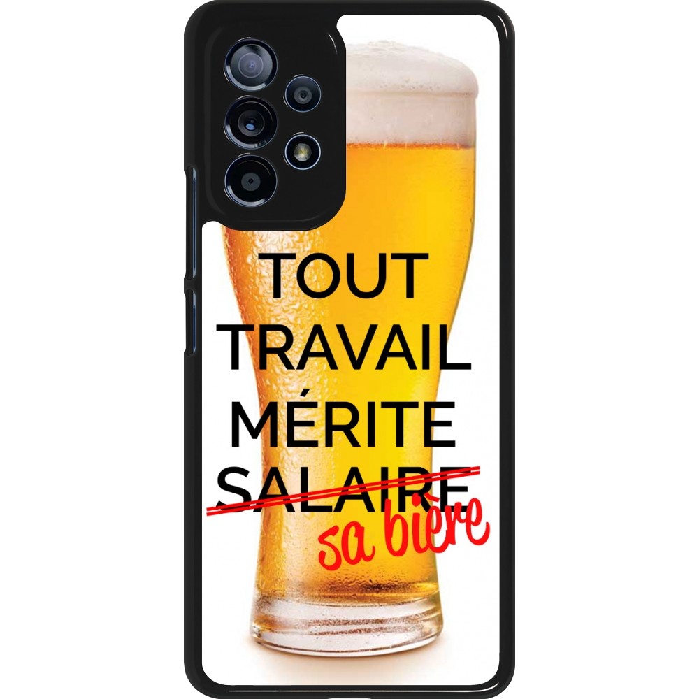 Samsung Galaxy A53 5G Case Hülle - Tout travail mérite sa bière