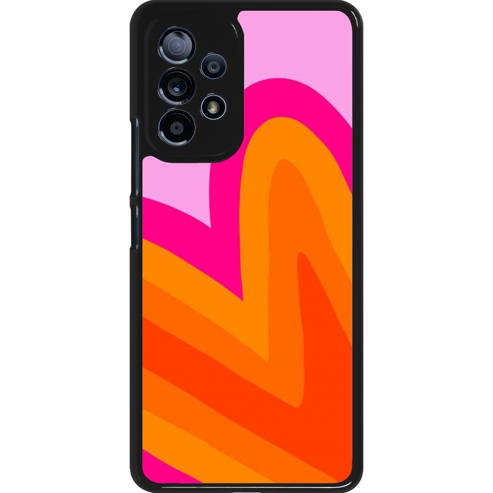 Coque Samsung Galaxy A53 5G - Valentine 2024 heart gradient