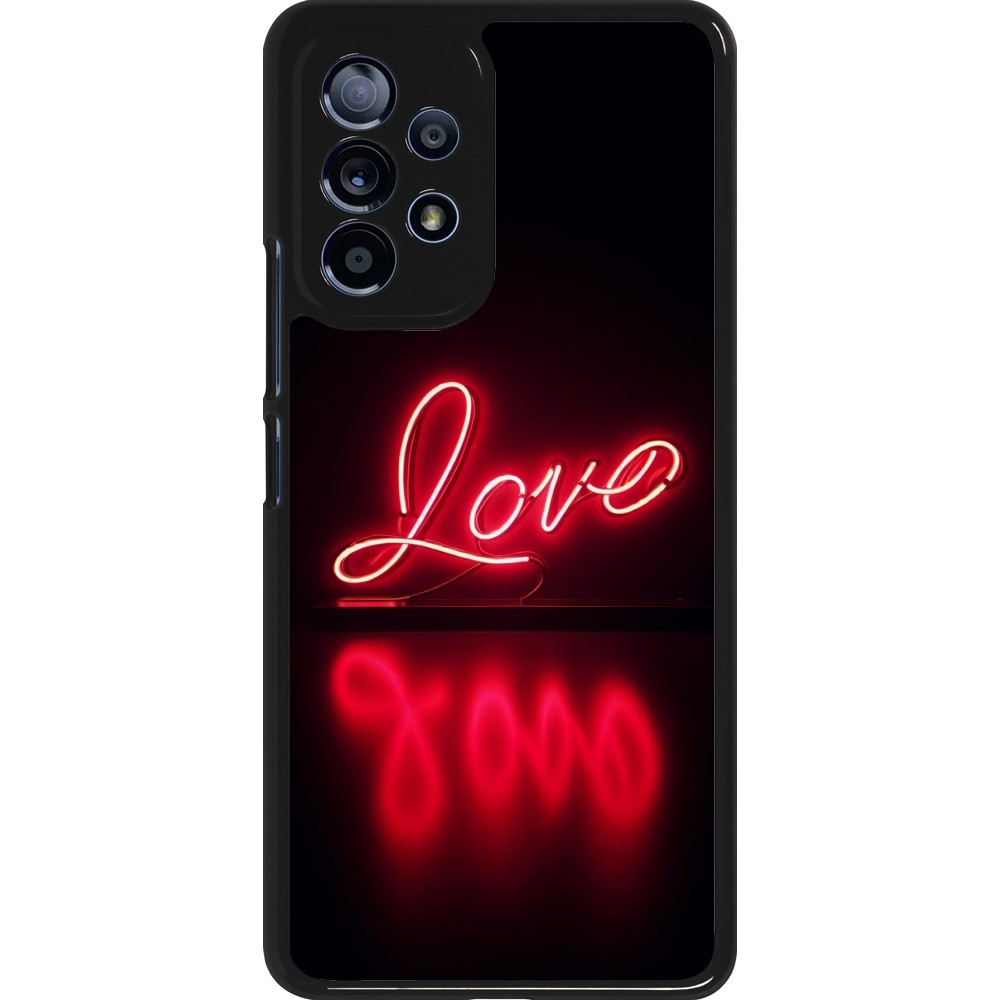 Samsung Galaxy A53 5G Case Hülle - Valentine 2025 Neon Liebe