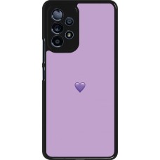 Samsung Galaxy A53 5G Case Hülle - Valentine 2023 purpule single heart