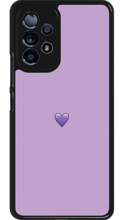 Coque Samsung Galaxy A53 5G - Valentine 2023 purpule single heart