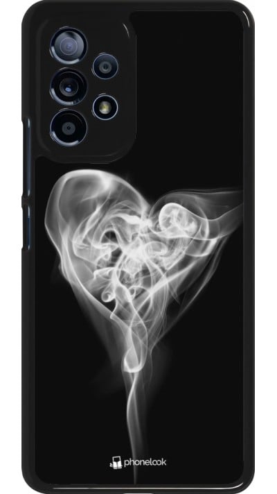 Coque Samsung Galaxy A53 5G - Valentine 2022 Black Smoke