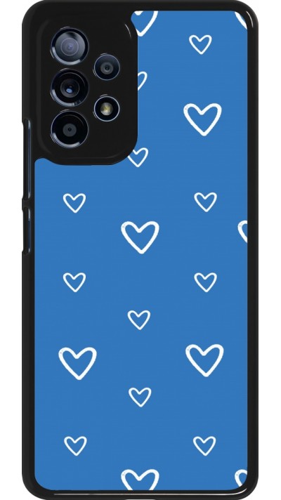 Coque Samsung Galaxy A53 5G - Valentine 2023 blue hearts