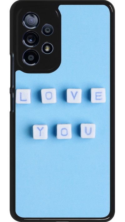 Coque Samsung Galaxy A53 5G - Valentine 2023 blue love you