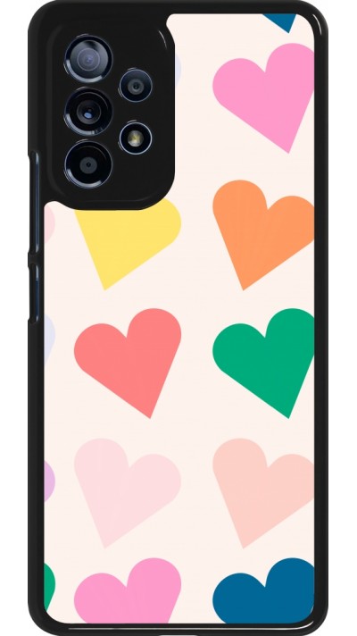 Coque Samsung Galaxy A53 5G - Valentine 2023 colorful hearts