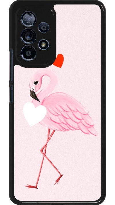 Coque Samsung Galaxy A53 5G - Valentine 2023 flamingo hearts