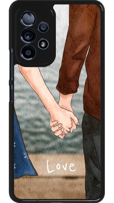Coque Samsung Galaxy A53 5G - Valentine 2023 lovers holding hands