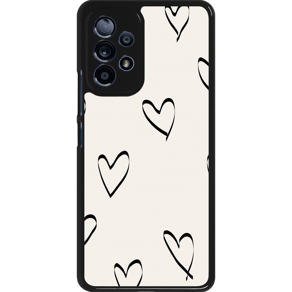 Samsung Galaxy A53 5G Case Hülle - Valentine 2023 minimalist hearts