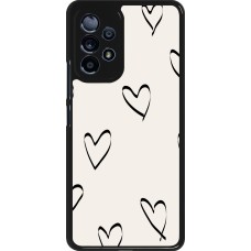 Samsung Galaxy A53 5G Case Hülle - Valentine 2023 minimalist hearts