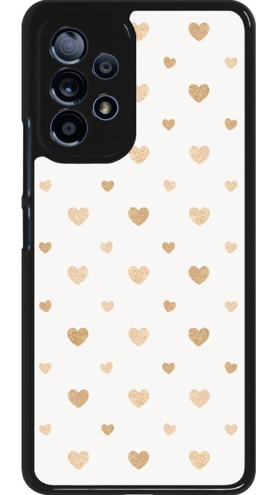 Coque Samsung Galaxy A53 5G - Valentine 2023 multiple gold hearts