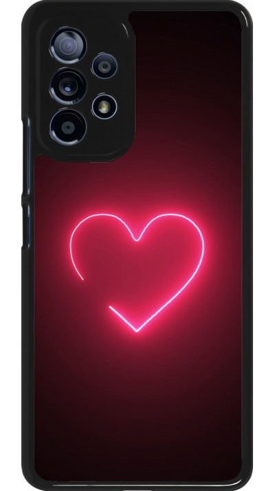Coque Samsung Galaxy A53 5G - Valentine 2023 single neon heart