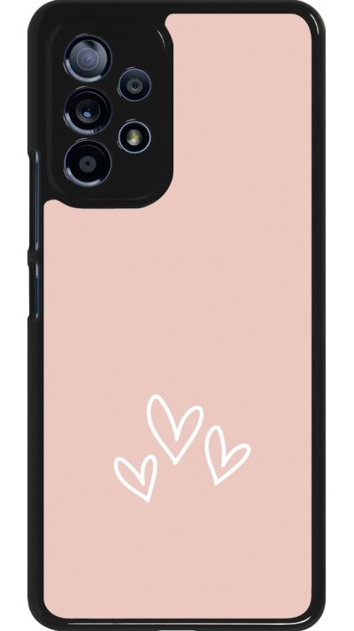 Coque Samsung Galaxy A53 5G - Valentine 2023 three minimalist hearts