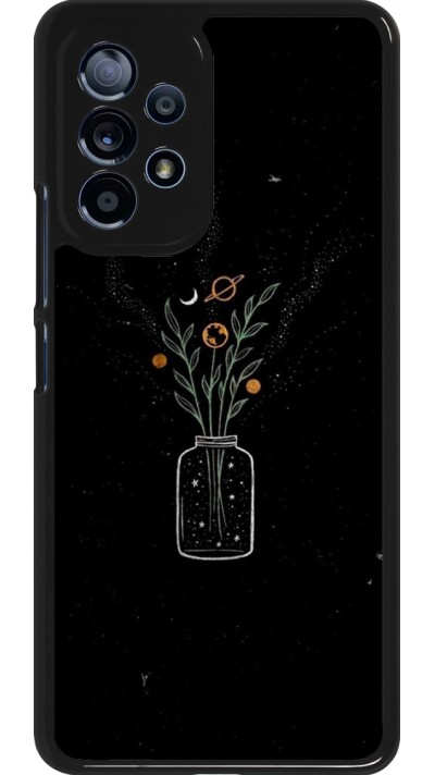 Coque noire personnalisée pour Smartphone Samsung Galaxy A53 5G clé de sol  - solfège musique - musicien