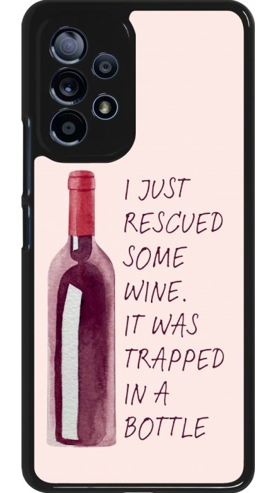 Samsung Galaxy A53 5G Case Hülle - I just rescued some wine