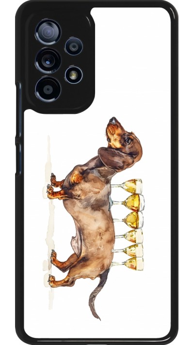 Coque Samsung Galaxy A53 5G - Wine Teckel