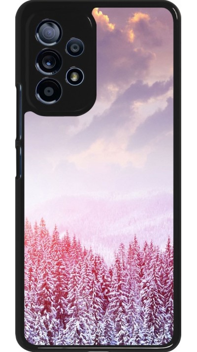 Coque Samsung Galaxy A53 5G - Winter 22 Pink Forest