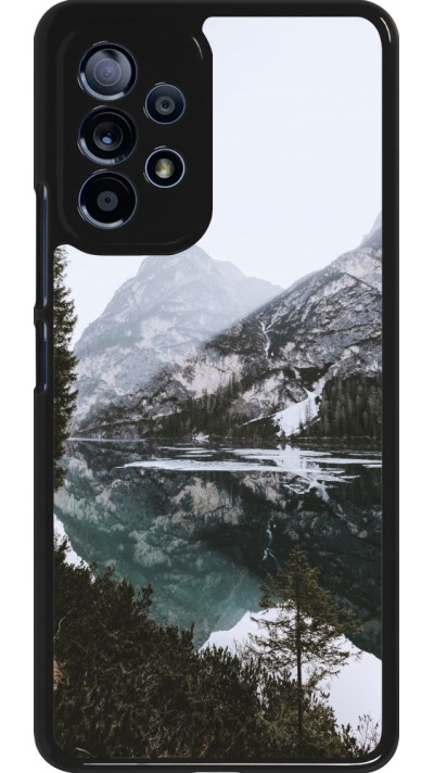 Coque Samsung Galaxy A53 5G - Winter 22 snowy mountain and lake