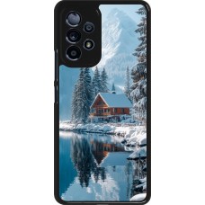 Samsung Galaxy A53 5G Case Hülle - Winter 25 Winter house forest day