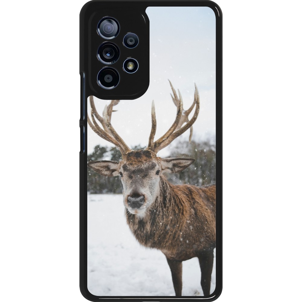 Samsung Galaxy A53 5G Case Hülle - Winter 25 Winter reindeer