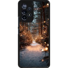 Samsung Galaxy A53 5G Case Hülle - Winter 25 Winter snowy road
