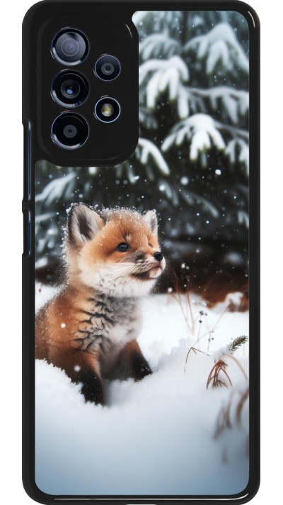 Coque Samsung Galaxy A53 5G - Noël 2023 Renardeau sapin