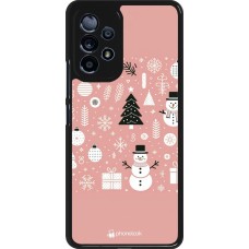 Samsung Galaxy A53 5G Case Hülle - Weihnachten 2024 Rose Schneemann Weihnachten