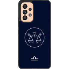 Samsung Galaxy A53 5G Case Hülle - Silikon schwarz Astrologie Waage