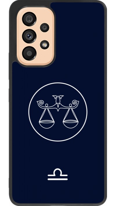 Samsung Galaxy A53 5G Case Hülle - Silikon schwarz Astrologie Waage