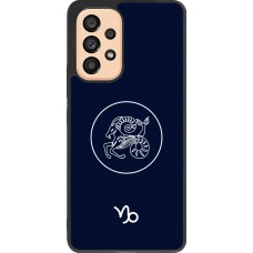 Coque Samsung Galaxy A53 5G - Silicone rigide noir Astrologie Capricorne