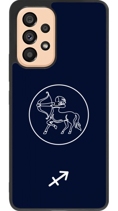 Samsung Galaxy A53 5G Case Hülle - Silikon schwarz Astrologie Schütze