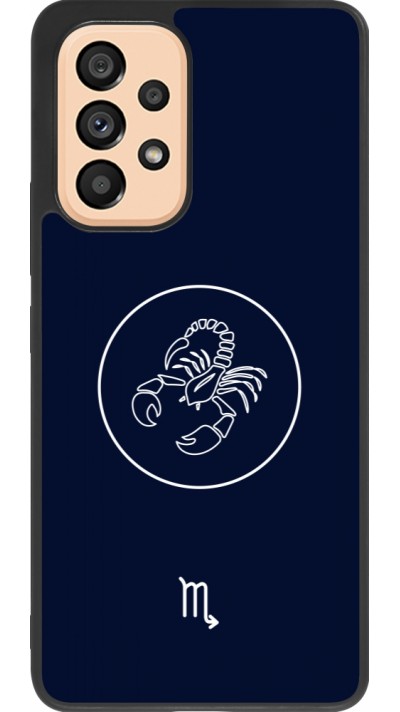 Samsung Galaxy A53 5G Case Hülle - Silikon schwarz Astrologie Skorpion
